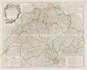 Carte de la Republique des Suisses