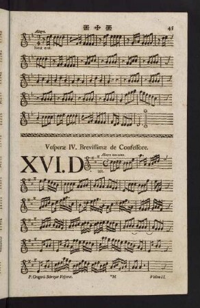 45-53, Vesperae IV. brevissimae de Confessore.