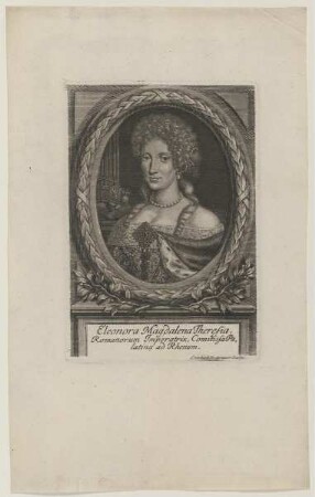 Bildnis der Eleonora Magdalena Theresia, Romanorum Imperatrix