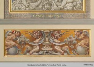 Ausmalung des Treppenhauses im Palazzo Grifoni Budini Gattai : Grotesken