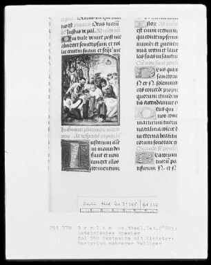 Brevier aus Namur — Martyrium mehrerer Heiliger, Folio 358recto