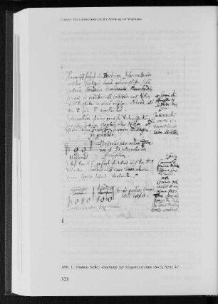 Abb. 1: Thomas Selle, Anleitung zur Singekunst (um 1642), Seite 47.