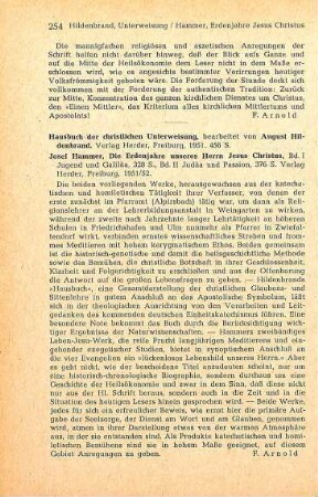 254 [Rezension] Hausbuch der christlichen Unterweisung