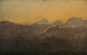 Sabinergebirge. Ölstudie