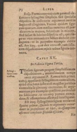 Caput XV. De Fallacia Figurae Tertiae.
