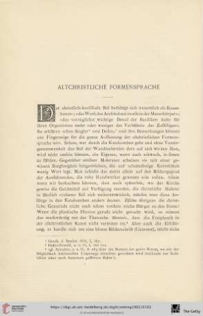 Altchristliche Formensprache