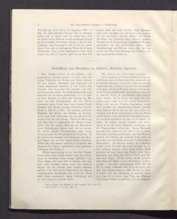 Verhältnis des Herakles zu Athene, Hermes, Apollon
