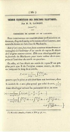 Théorie élémentaire des fonctions elliptiques.