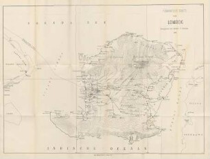 Figuratieve schets van Lombok