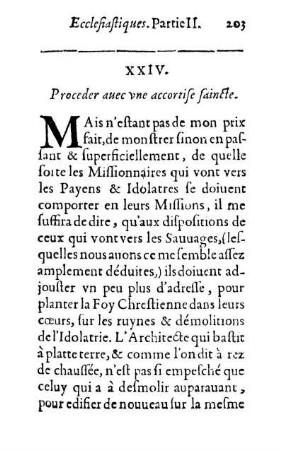 XXIV. Proceder auec vne accortise saincte