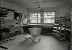 Roßwein. Backstube der Bäckerei Tannert