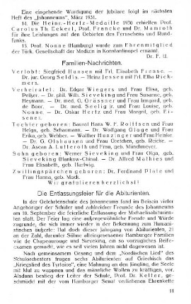Familien-Nachrichten.