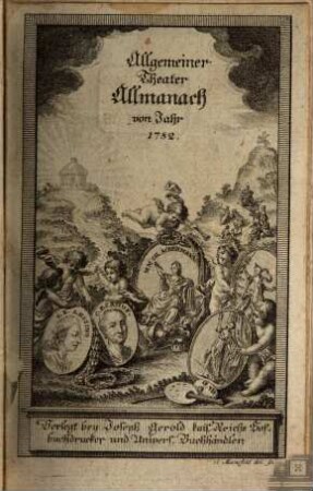 Allgemeiner Theater-Allmanach von Jahr .... 1782