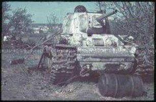 Zerstörter Panzer