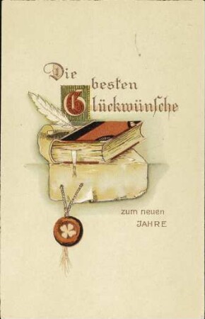 Die besten Glückwünsche zum neuen Jahre