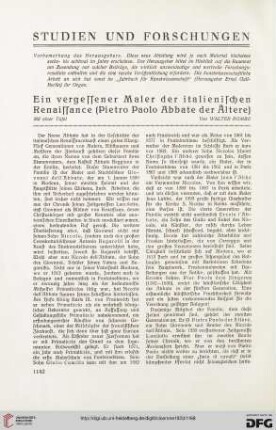15: Ein vergessener Maler der italienischen Renaissance (Pietro Paolo Abbate der Ältere)