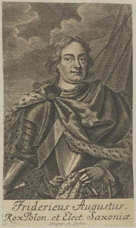 Bildnis des Fridericus Augustus, König von Polen