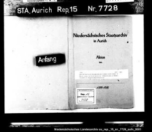 Die fortgesetzten Beschwerden des Krämers Dirk Krüger in Weener wegen der beim Ausbau der Bahnhofstraße in Weener veränderten Abwässerungsverhältnisse