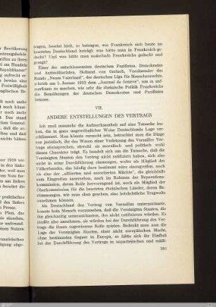 VII. Andere Entstellungen des Vertrags