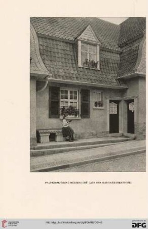 Aus der Gartenstadt Margarethen-Höhe