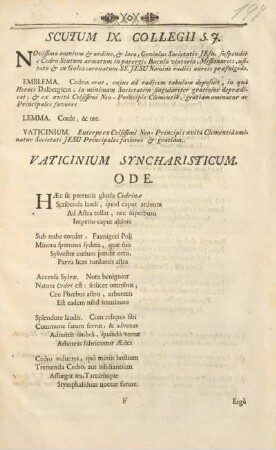 Scutum IX. Collegii S.J.