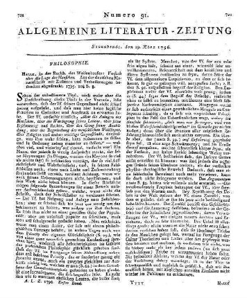 Meister, Leonard: Briefe an Freundinnen. Wien: Stahel 1794