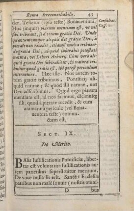 Sect. IX. De Merito.