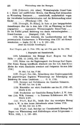1. Biographieen und Charakteristiken