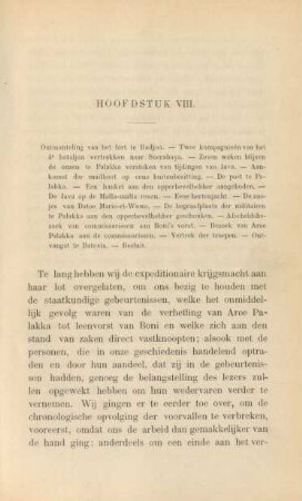 Hoofdstuk VIII. Ontmanteling van het fort te Badjoa. - ...