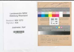 Entnazifizierung Karl Jostmeier , geb. 22.04.1899 (Architekt)