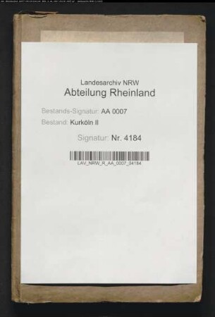 Kurköln gegen Jülich-Berg-Kleve wegen Grenz- und Jurisdiktionsstreitigkeiten; Korrespondenzen