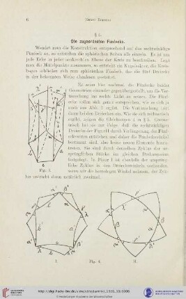 § 4. Die zugeordneten Fünfecke