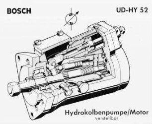 Hydrokolbenpumpe/Motor - verstellbar