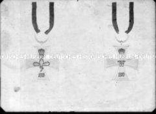 Eisernes Kreuz 2. Klasse am weißen Bande von 1870