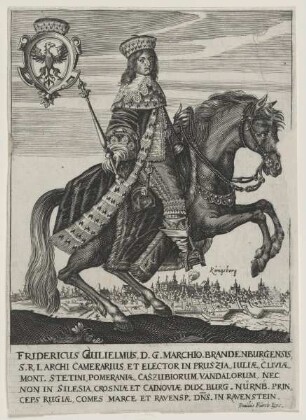Bildnis des Fridericus Guilielmus, Marchio Brandenburg