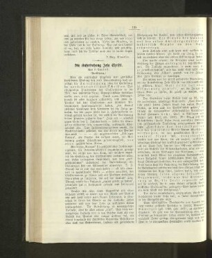 Die Auferstehung Jesu Christi.