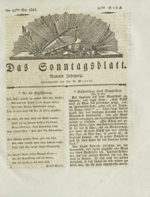 21, 1825: Stück