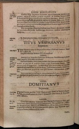Titus Vespasianus Imperator.