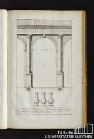 37. Portique Corinthien avec Piedestal.