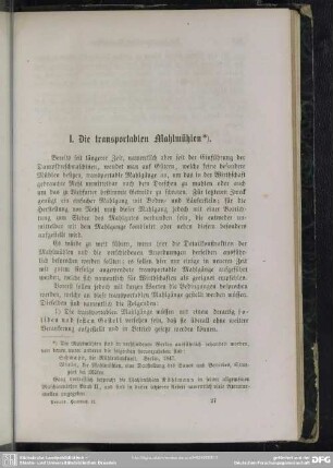 I. Die transportablen Mahlmühlen
