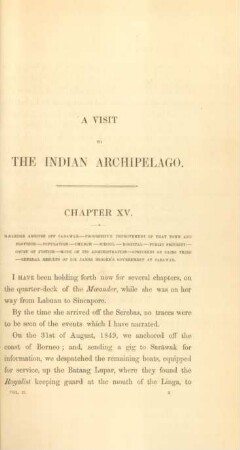 Chapter XV. Maeander arrives off Sarawak ...
