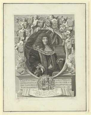 Bildnis des Carolus Sebastianus Pfinzing ab Henfenfeld