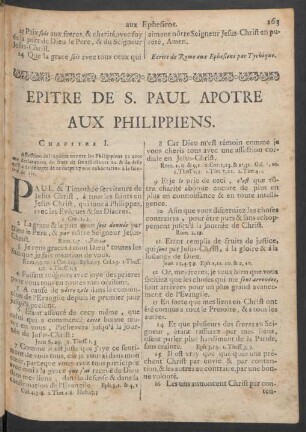 Epitre De S. Paul Apotre Aux Philippiens