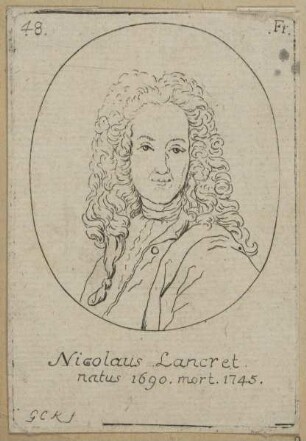 Bildnis des Nicolaus Lancret