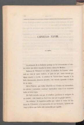Capítulo XXVIII. - La carta.