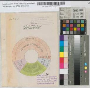 Vorschlag Elberfelds auf Gebietserweiterung. Schematische Schnitte Hardenberg-Elberfeld-Barmen -Ronsdorf; Cronenberg-Elberfeld-Neviges-Velbert; Neviges-Langenberg. Langen 1 : 50.000, Höhen 1 : 2.500. Schematischer Schnitt. Grenze Elberfeld-Cronenberg-Remscheid und Elberfeld-Cronenberg-Solingen. Schematische Darstellung der Nutzungsverhältnisse nach dem Flächenaufteilungsplan I. Stadt Elberfeld II. Vohwinkel, Gruiten, Schöller, z.T. Wülfrath III. Stadt Neviges IV. Stadt Cronenberg. Graphische Darstellung der Nutzungsverhältnisse nach dem Flächenaufteilungsplan. V. Gesamtfläche ausschließlich Elberfeld VI. Gesamtfläche einschließlich Elberfeld. Vohwinkel, Cronenberg. Bauliche Entwicklung der Stadt Elberfeld 1 : 25.000. 1909-27. Bauliche Entwicklung von Vohwinkel 1907- 29. Bauliche Entwicklung von Cronenberg. Bauliche Entwicklung von Neviges. Grundbesitzplan Elberfeld, Vohwinkel, Neviges, Cronenberg. Anlagen Nr. 14-29 zum Bericht des Oberbürgermeisters der Stadt Elberfeld von 20. April 1928 betr. kommunale Neugliederung