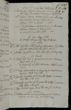 Ex catalogo librorum Luneburg. d. 5. Apr. 1747.