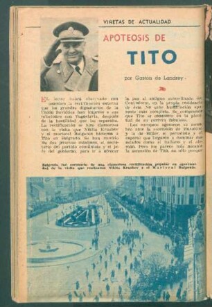 Apoteosis de Tito : Viñetas de actualidad