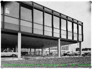 Teilansicht des Europäischen Instituts für Transurane (ITU), von Westen