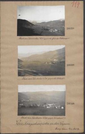 Blick vom Estenbacher Wald gegen die französischen Stellungen